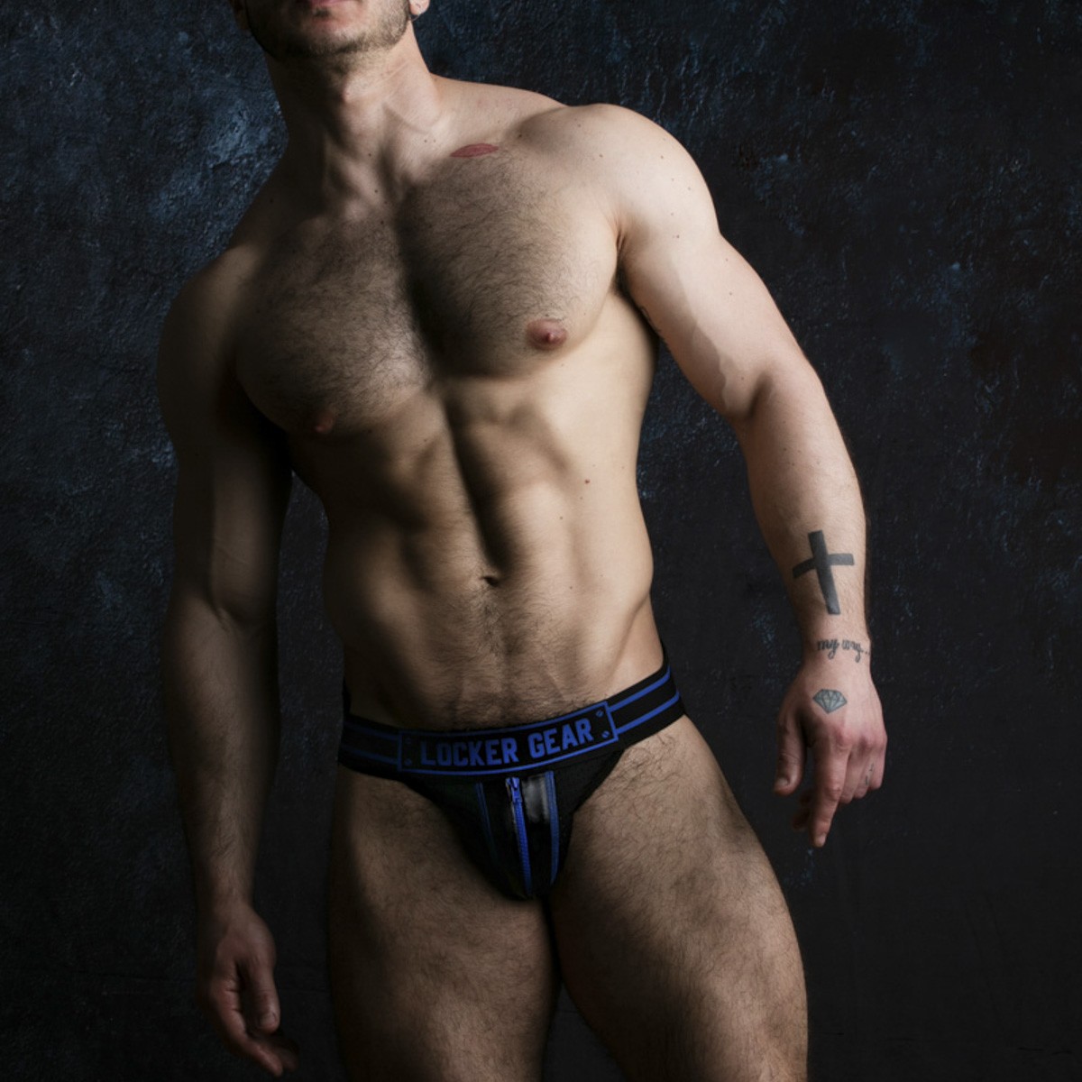 JOCKSTRAP MASSIVE RUDE LOCKER GEAR AZUL