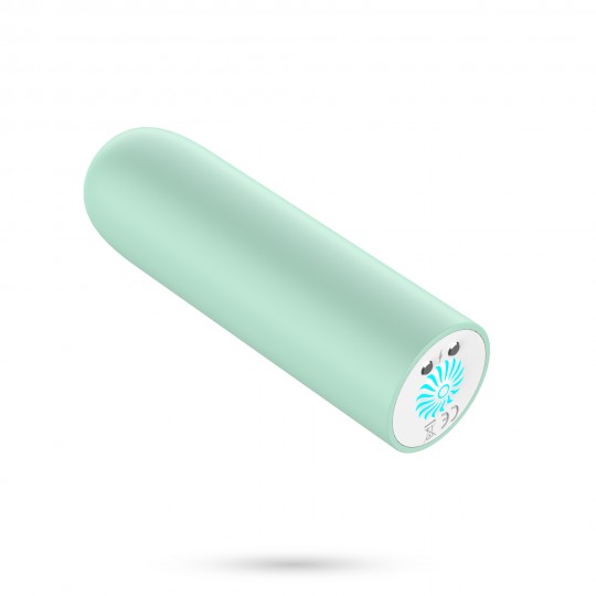 QUACKERS USB RECHARGEABLE VIBRATING BULLET MINT GREEN CRUSHIOUS