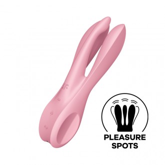 SATISFYER THREESOME 1 VIBRATOR PINK