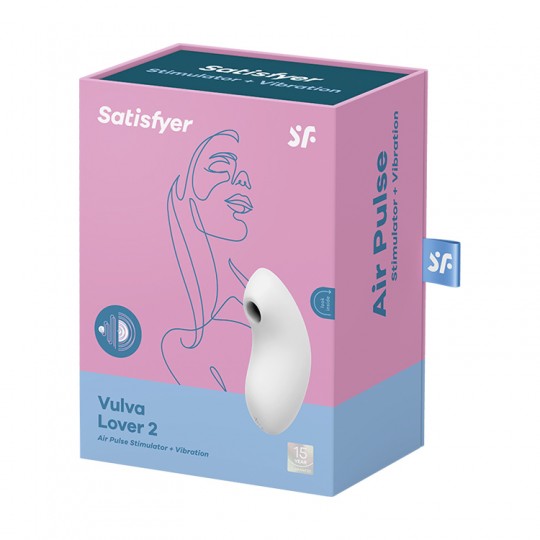 ESTIMULADOR VULVA LOVER 2 BRANCO SATISFYER