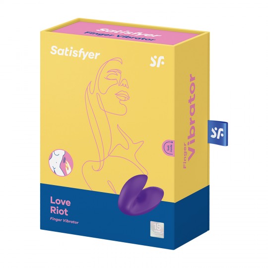 VIBRADOR LOVE RIOT ROXO SATISFYER