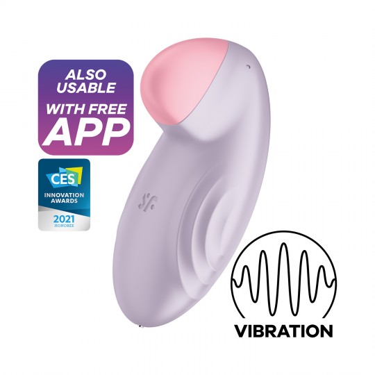 SATISFYER TROPICAL TIP CONNECT APP LILAC