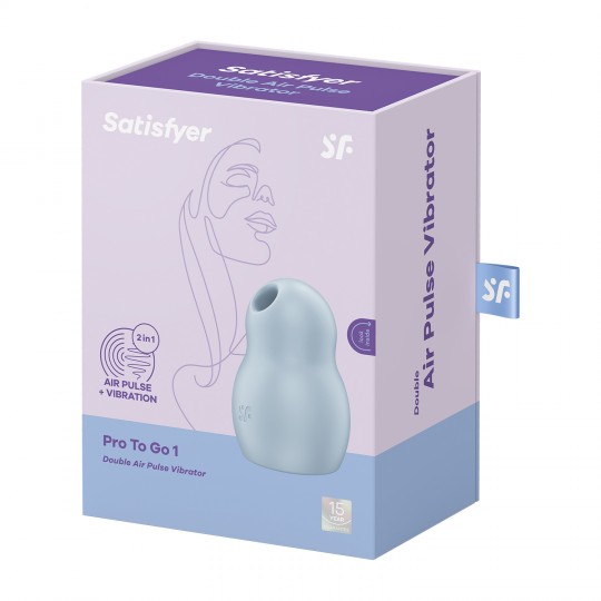 STIMOLATORE PRO TO GO 1 BLU SATISFYER