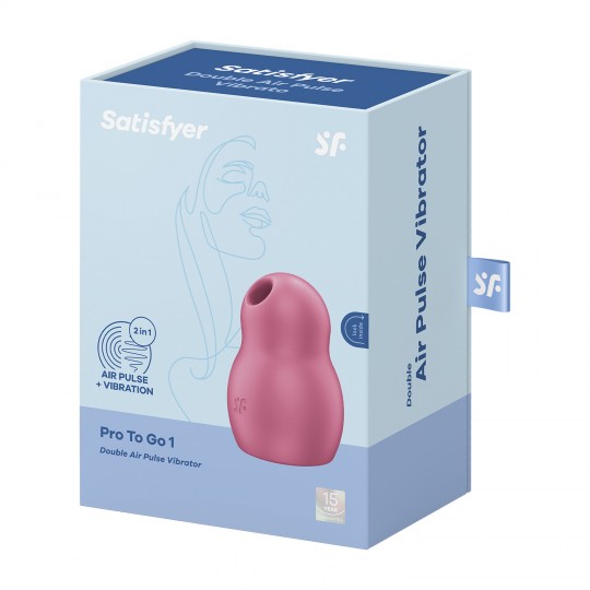 SATISFYER PRO TO GO 1 RED STIMULATOR