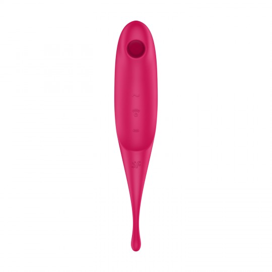 ESTIMULADOR TWIRLING PRO VERMELHO SATISFYER