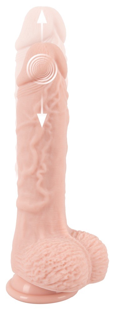 VIBRADOR REALISTA COM FUNÇÃO VAI-VEM E COMANDO SEM FIOS MEDICAL SILICONE RC VIBRATOR YOU2TOYS