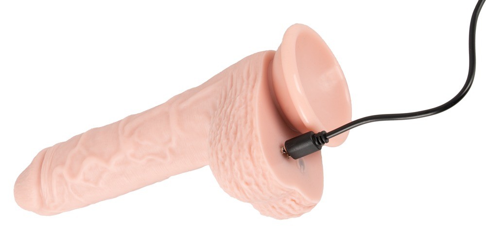 VIBRADOR REALISTA COM FUNÇÃO VAI-VEM E COMANDO SEM FIOS MEDICAL SILICONE RC VIBRATOR YOU2TOYS