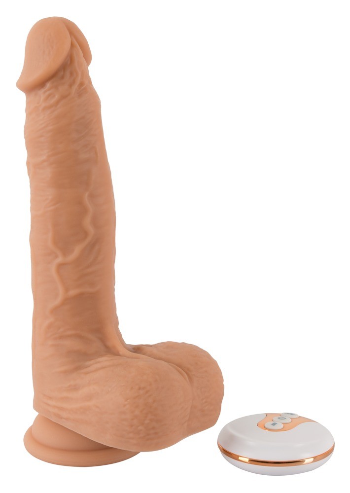 VIBRADOR REALISTA COM VAI-VEM E COMANDO SEM FIOS NATURAL THRUSTING VIBE YOU2TOYS