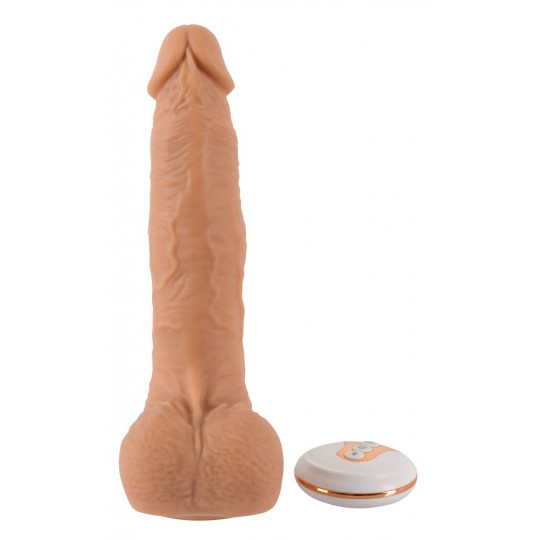 VIBRATORE REALISTICO CON FUNZIONE &quot;VAI E VIENI&quot; E TELECOMANDO WIRELESS NATURAL THRUSTING VIBE YOU2TOYS