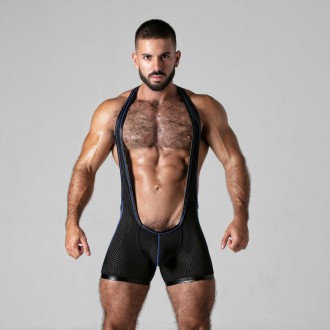 SINGLET LOOK AT IT LOCKER GEAR BLU