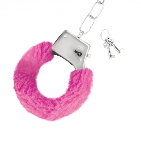 POLSINI IN PELUCHE LOVE CUFFS ROSA CRUSHIOUS