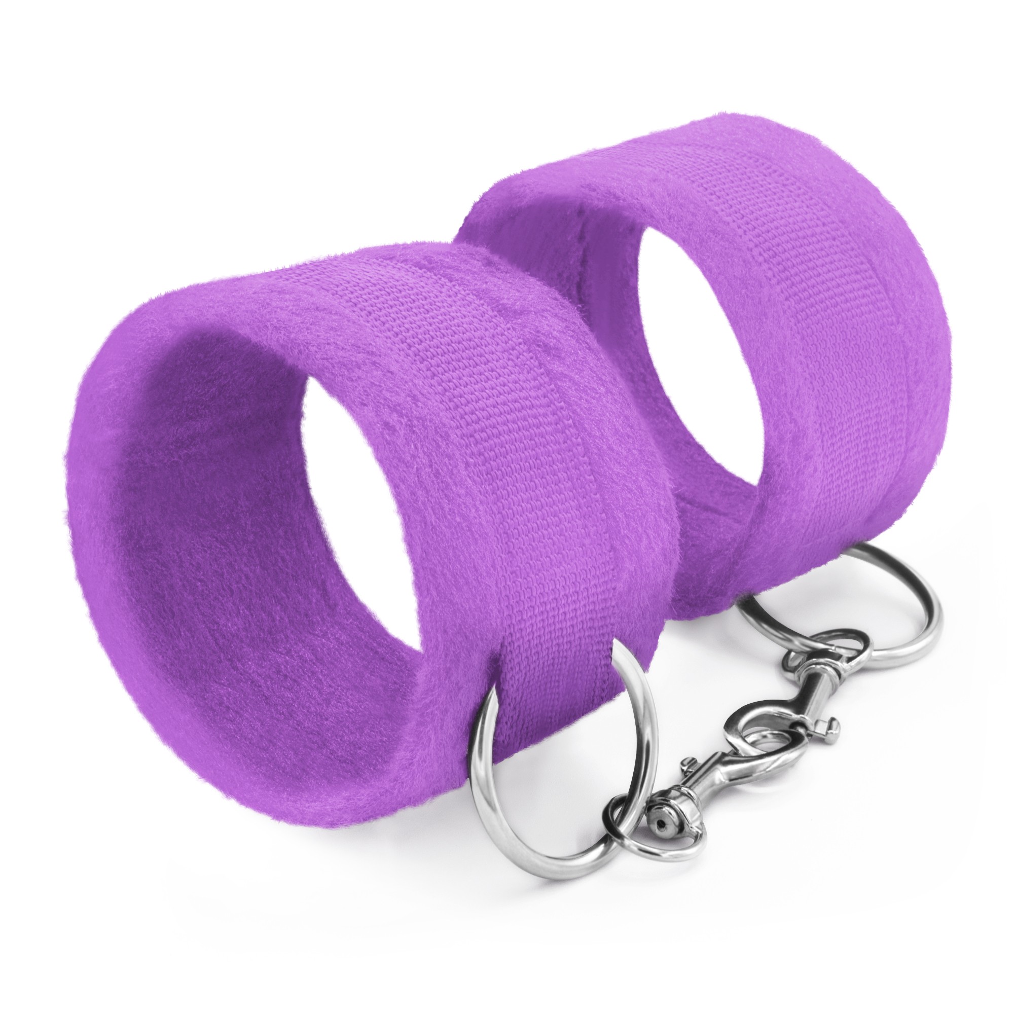 ESPOSAS DE VELCRO TOUGH LOVE CON CADENA DE 40CM EXTRA CRUSHIOUS MORADO