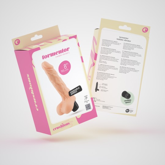 PACK DE 24 VIBRADOR REALÍSTICO TORMENTOR CRUSHIOUS