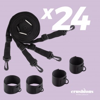 PACK OF 24 CRUSHIOUS UNIVERSAL BED RESTRAINTS