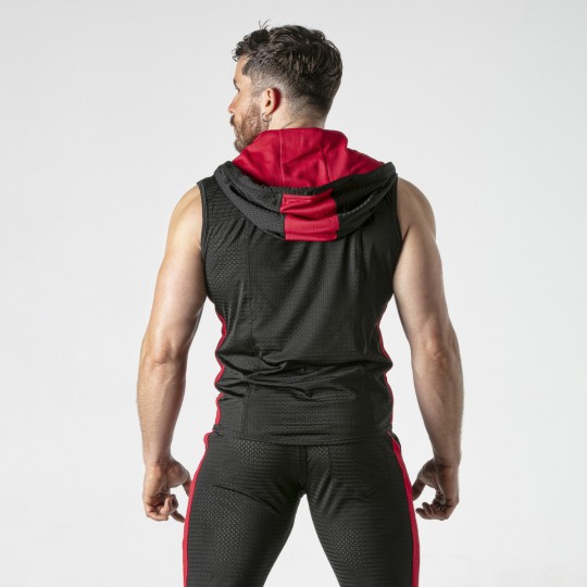 GILET HOODY ROUGE LOCKER GEAR