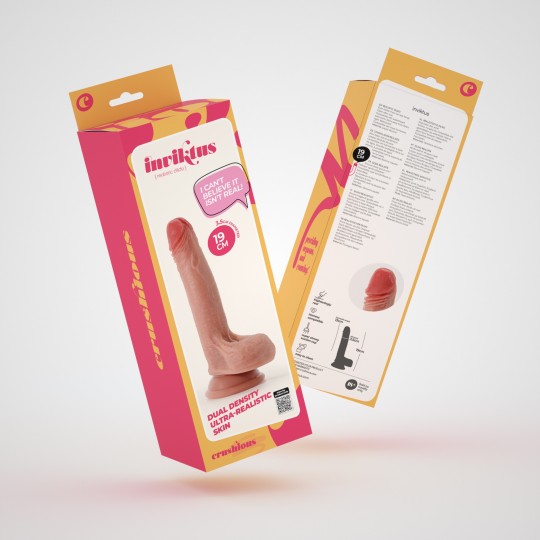 PACK DE 16 DILDO DE SILICONE LÍQUIDO INVIKTUS 7 CRUSHIOUS PELE