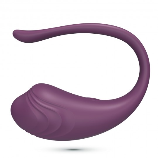 OVO VIBRATÓRIO RECARREGÁVEL COM COMANDO TAMAGO CRUSHIOUS ROXO