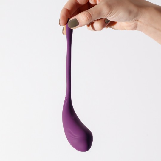 OVO VIBRATÓRIO RECARREGÁVEL COM COMANDO TAMAGO CRUSHIOUS ROXO