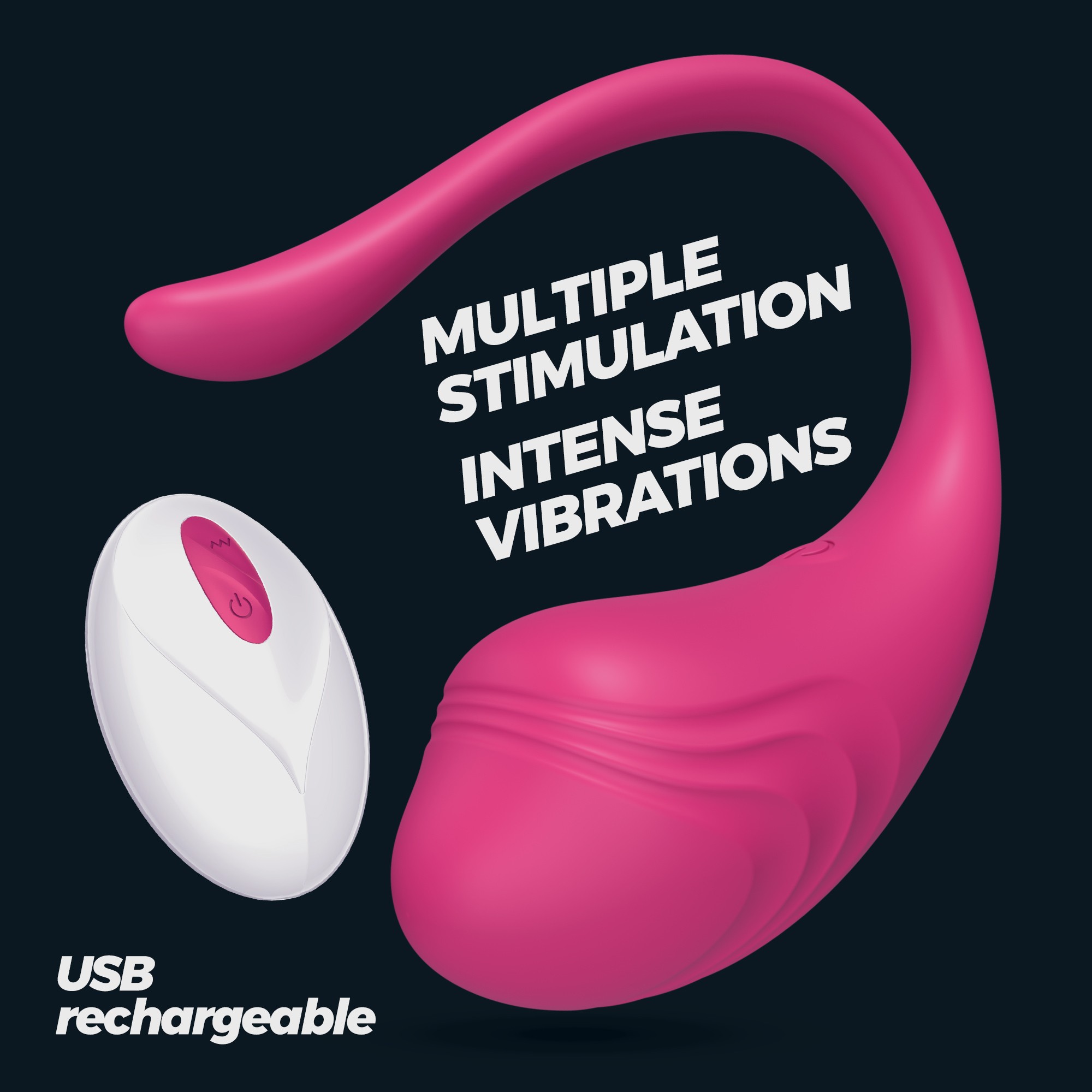 OEUF VIBRANT RECHARGEABLE AVEC TELECOMMANDE TAMAGO CRUSHIOUS ROSE