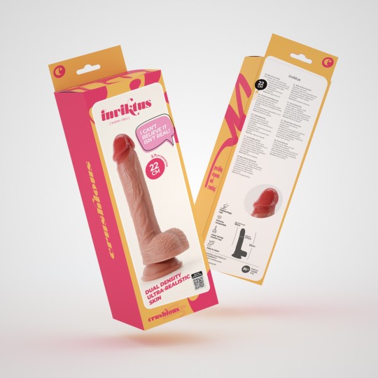 PACK DE 16 DILDO DE SILICONE LÍQUIDO INVIKTUS 8 CRUSHIOUS PELE