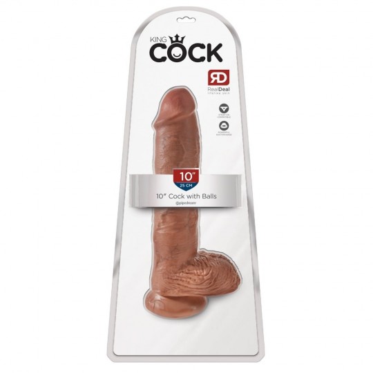 10&quot; COCK WITH BALLS