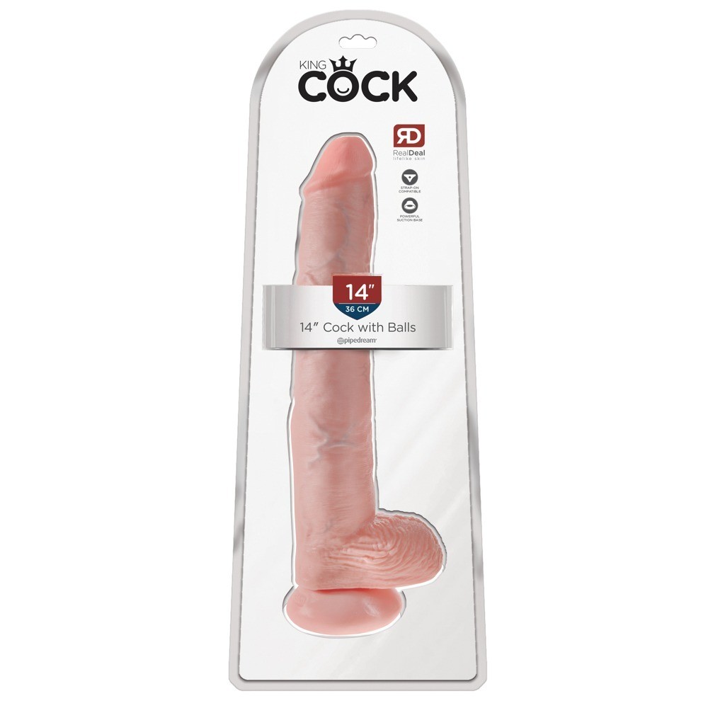 14\&quot; COCK WITH BALLS