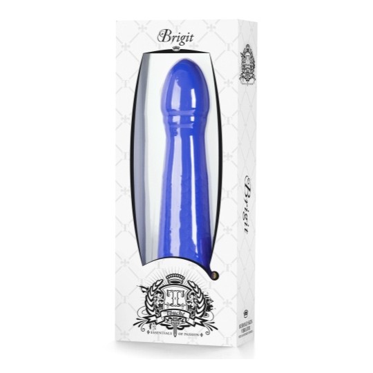 VIBRATORE BRIGIT BLU BIANCO IMBALLAGGIO