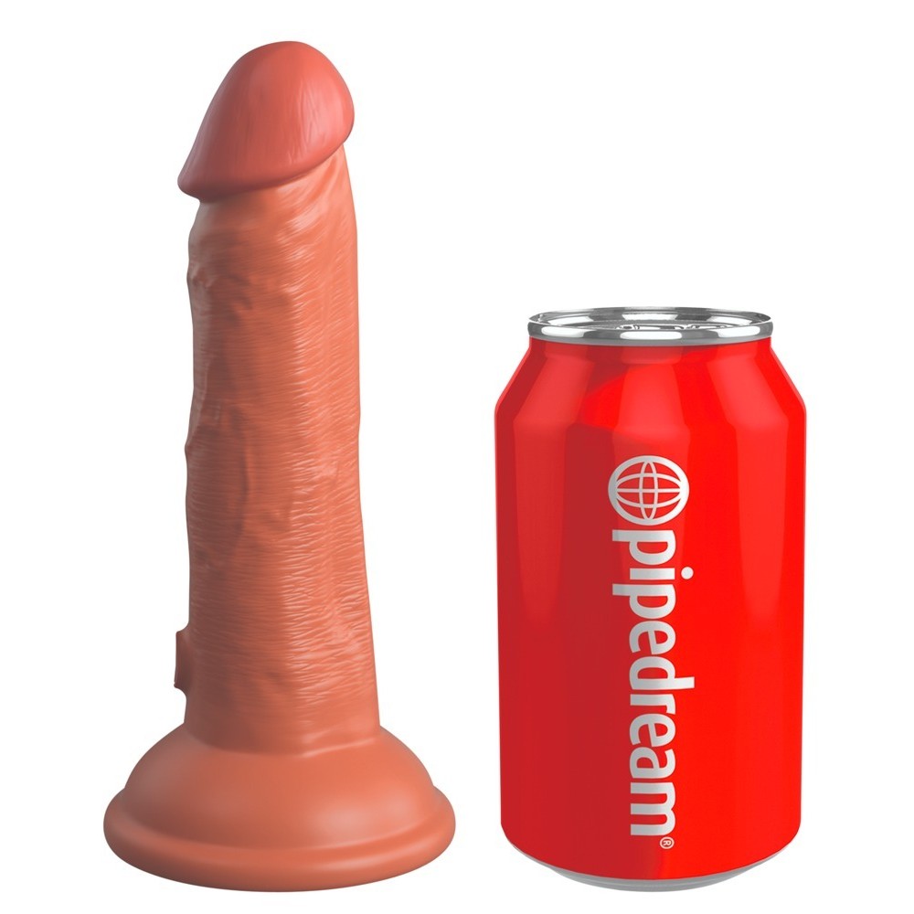 6\&quot; DUAL DENSITY SILICONE COCK