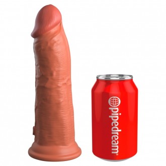 8" DUAL DENSITY SILICONE COCK