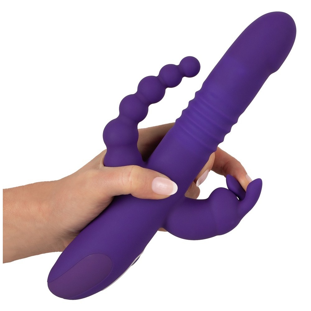 THRUSTING PEARL TRIPLE VIBRATOR