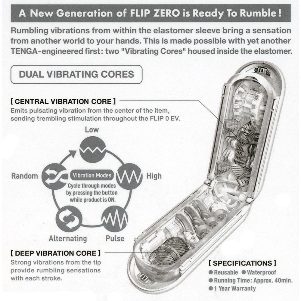 FLIP ZERO ELECTRONIC VIBRATION