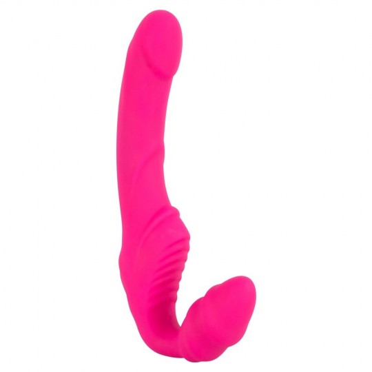 VIBRATING STRAPLESS STRAP-ON