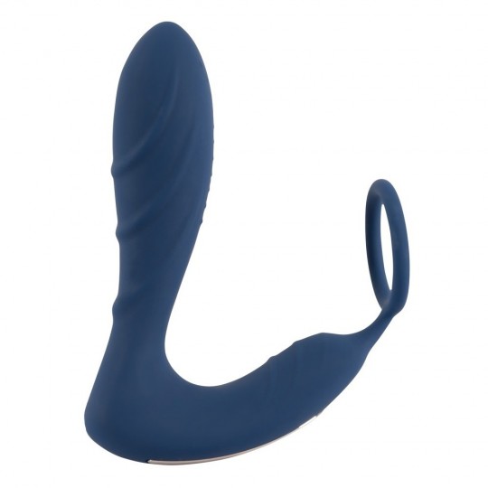 VIBRATING PROSTATE PLUG WITH COCK RING