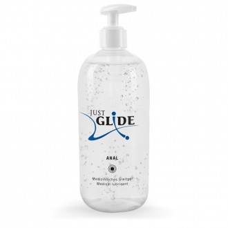 LUBRICANTE A BASE DE AGUA ANAL 500ML JUST GLIDE