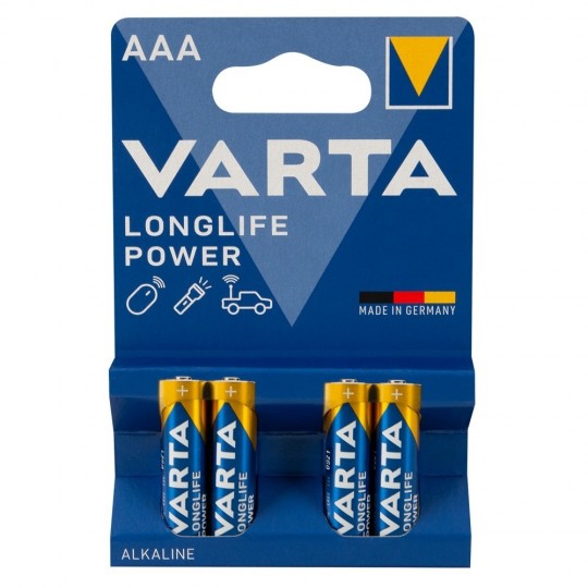 4 VARTA AAA BATTERIES