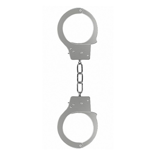 ALGEMAS EM METAL BEGINNER&#039;S HANDCUFFS PRATEADAS