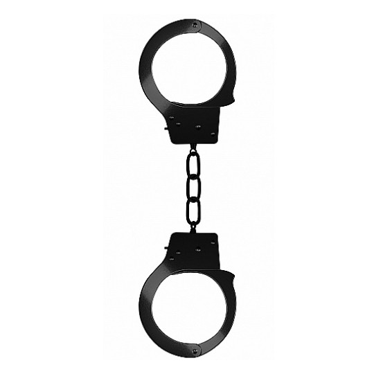 ALGEMAS EM METAL BEGINNER&#039;S HANDCUFFS PRETAS