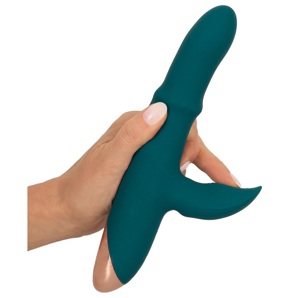 THUMPING RABBIT VIBRATOR WITH MOVING RING