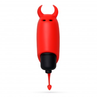 CRUSHIOUS O-PET DEVIL WITH 10 VIBRATION BULLET RED