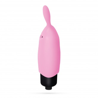 CRUSHIOUS O-PET RABBIT WITH 10 VIBRATION BULLET PASTEL PINK