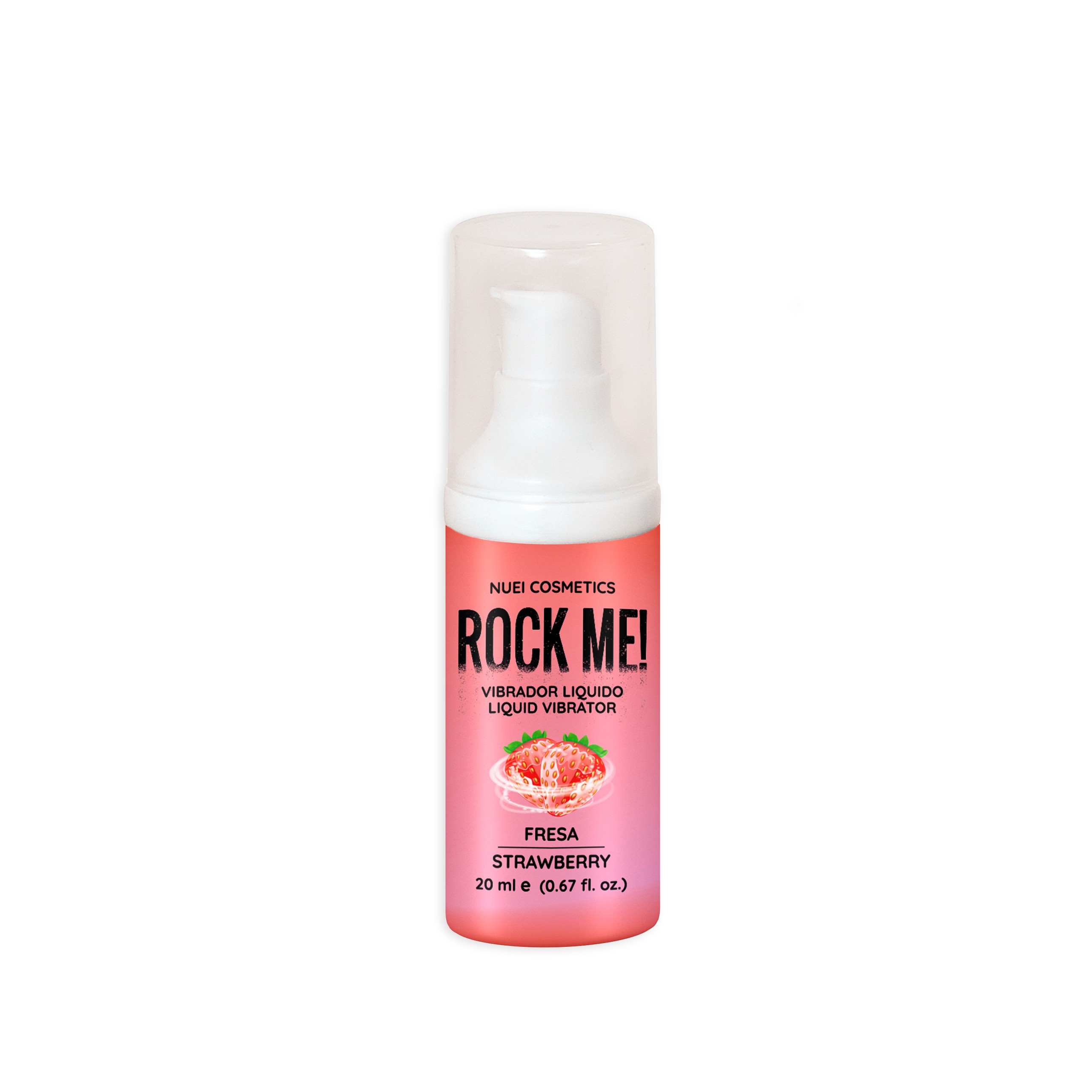 VIBRADOR LÍQUIDO ROCK ME! FRESA 20 ML NUEI