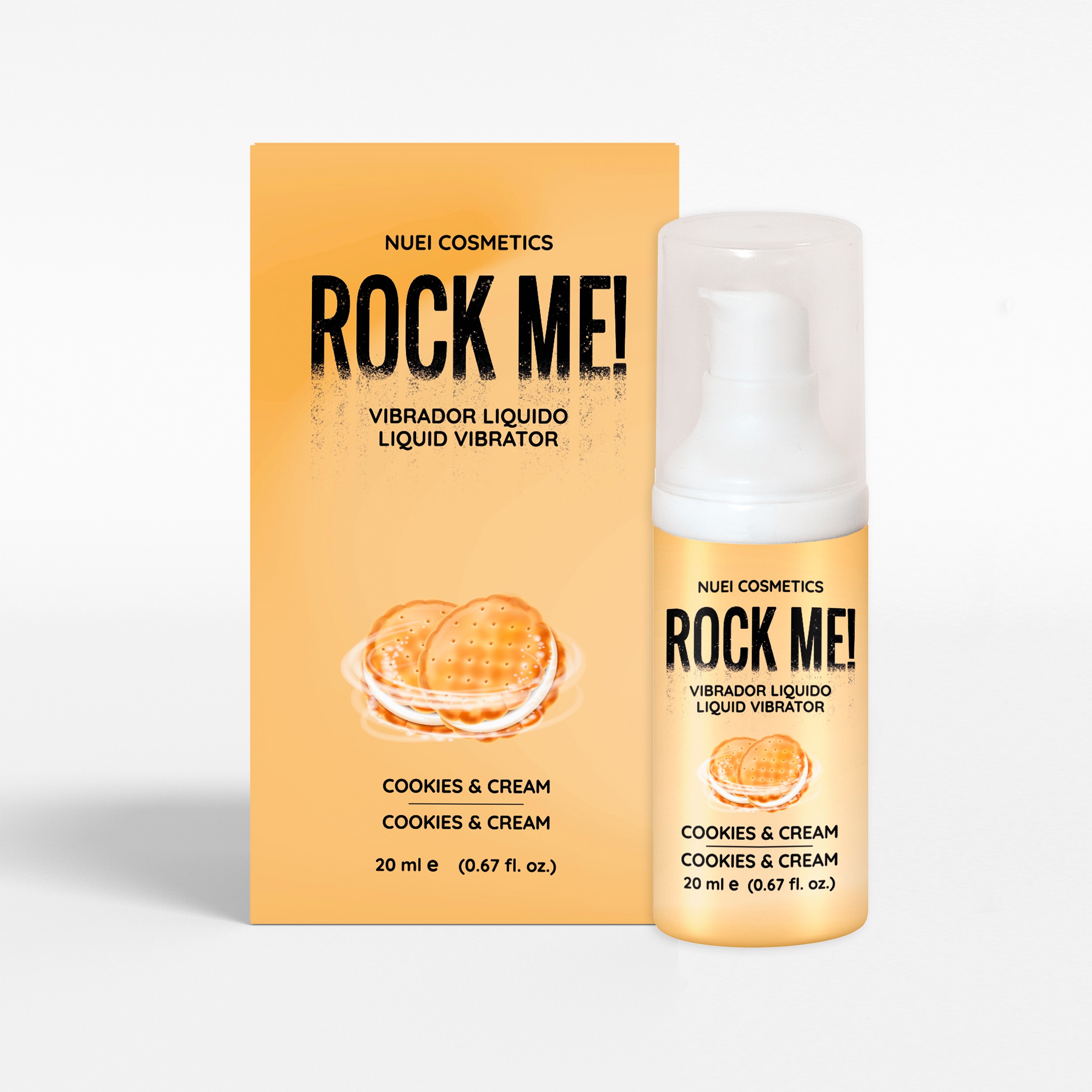 NUEI ROCK ME! LIQUID VIBRATOR COOKIES &amp; CREAM 20 ML