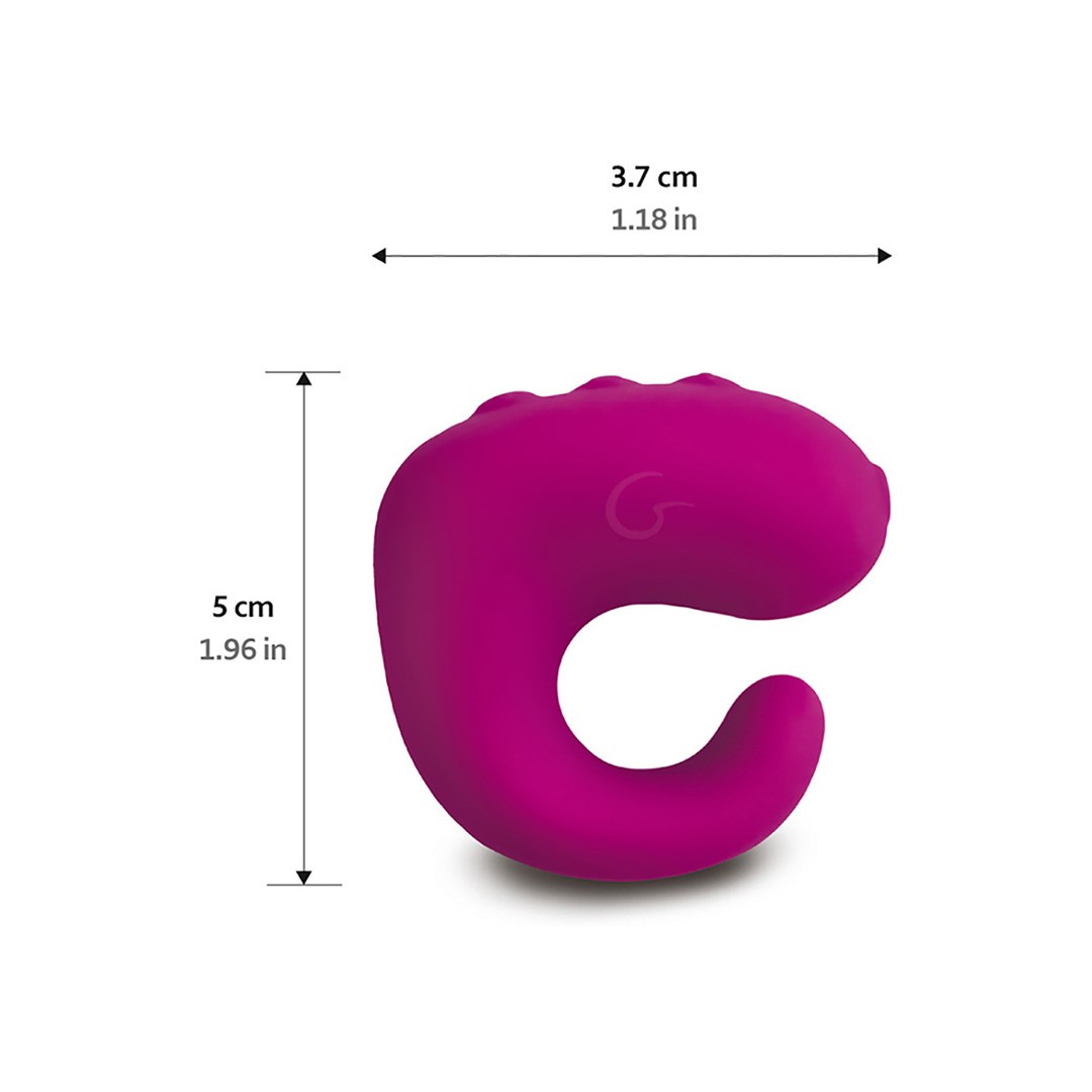 G-RING XL FINGER VIBRATOR - SWEET RASPBERRY