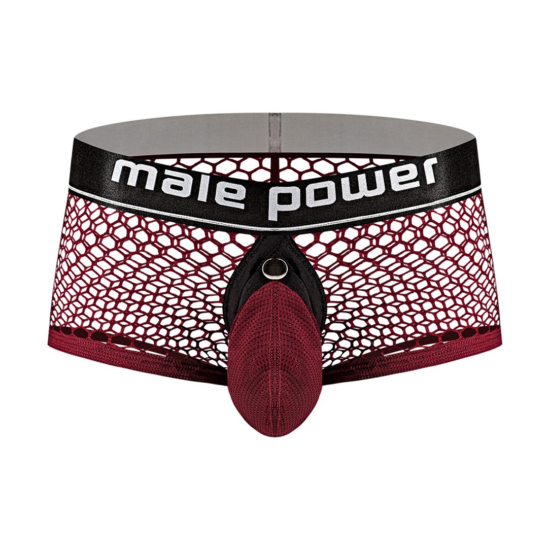 MINI COCK RING SHORT - L - BURGUNDY