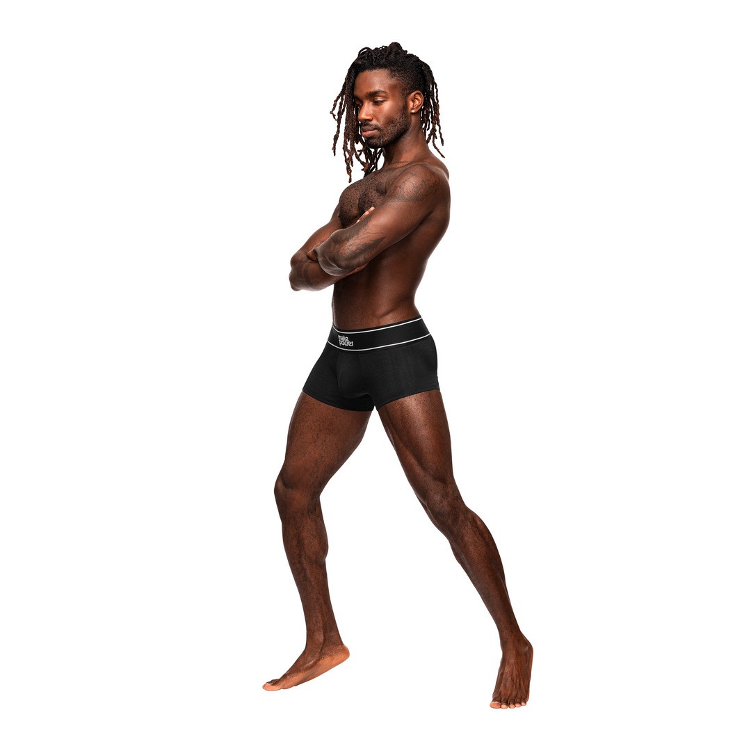 PANTALONES POUCH SHORT NEGROS MALE POWER