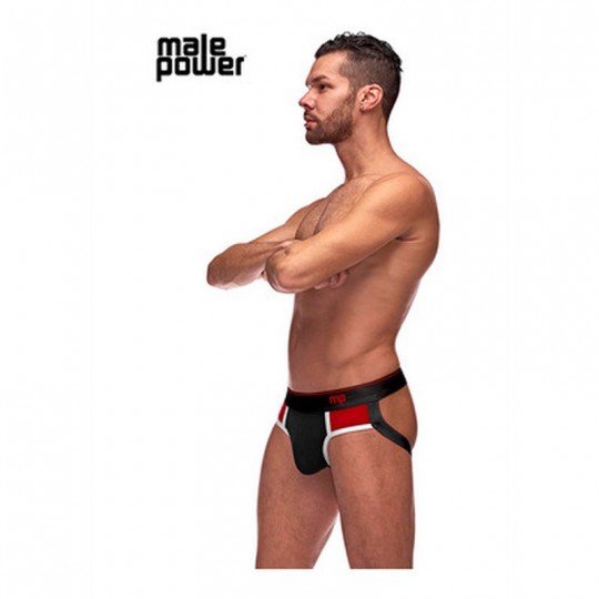 PANEL JOCK - L/XL - BLACK/RED