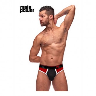 PANEL THONG BLACK/RED