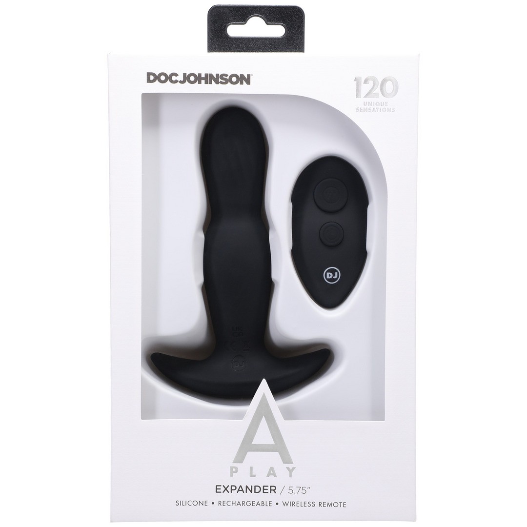 EXPANDER - SILICONE ANAL PLUG WITH REMOTE CONTROL