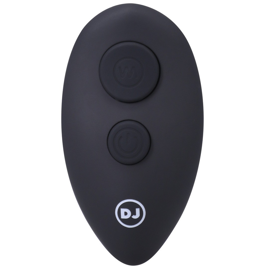 BEADED VIBE - SILICONE ANAL PLUG WITH REMOTE CONTROL