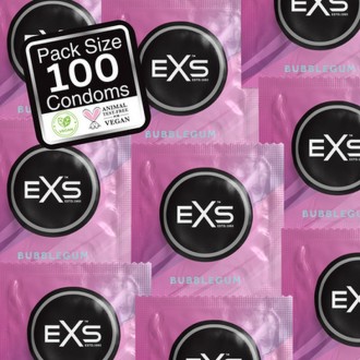 EXS BUBBLEGUM RAP - CONDOMS - 100 PIECES
